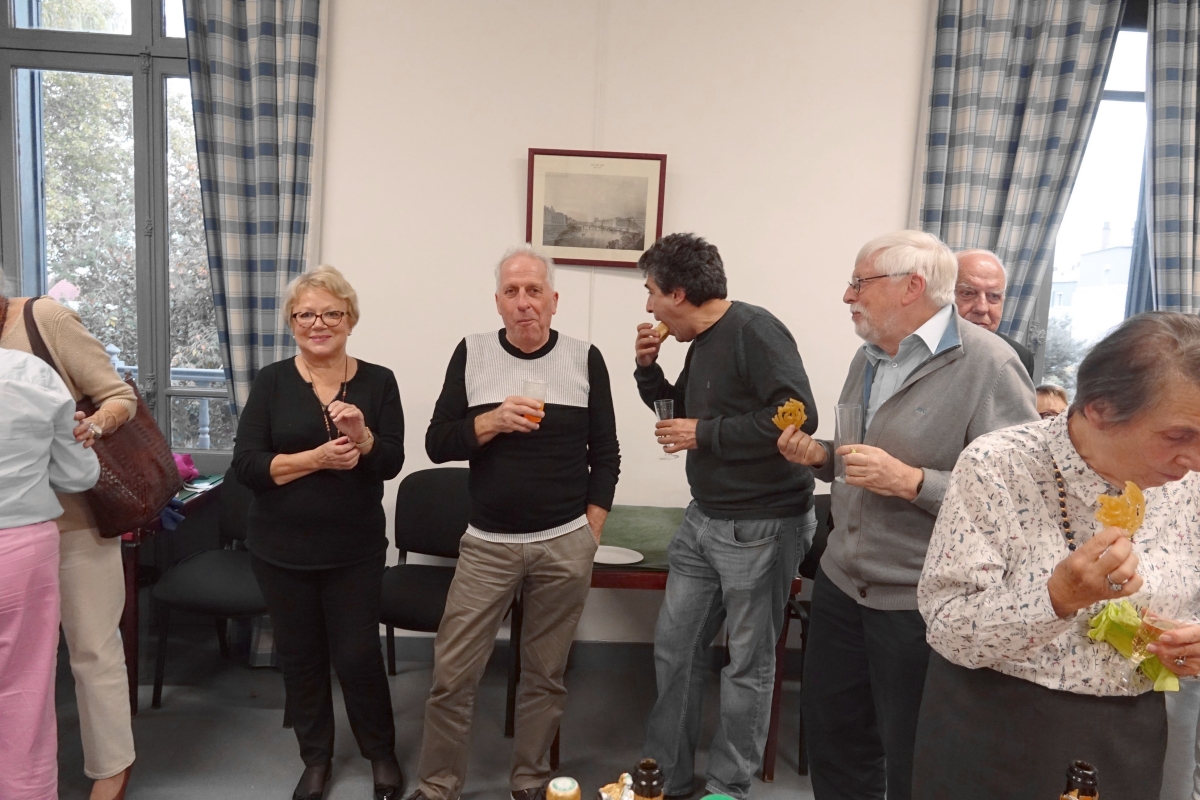 15 octobre 2019. Cocktail offert par Michel Talagrand à l'occasion de son prix Shaw de mathématiques — photo 41